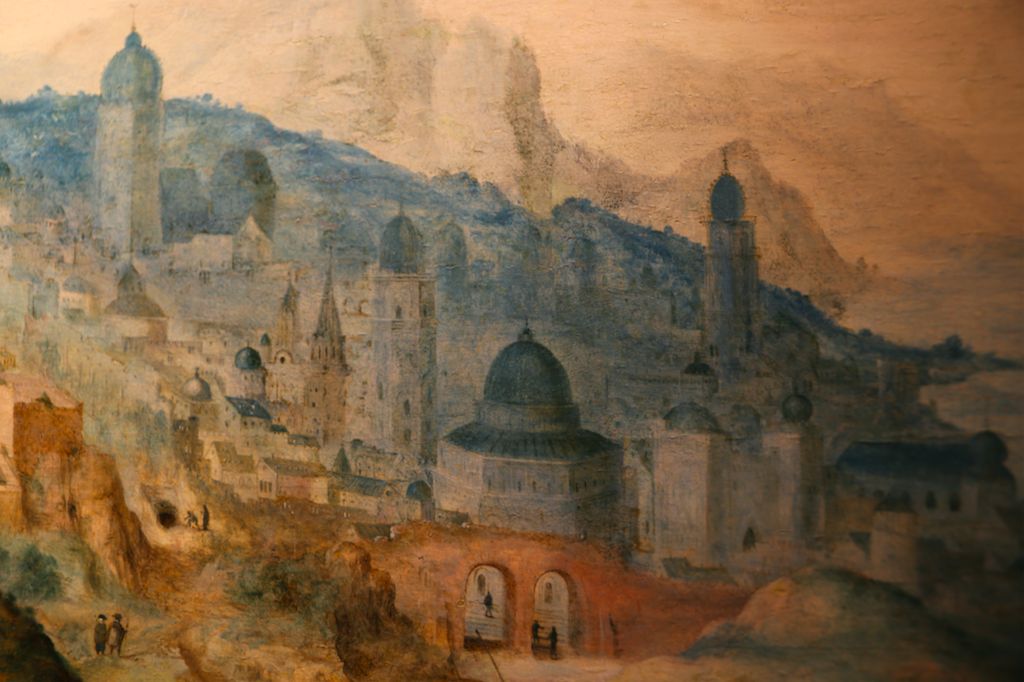 Henri Bles, Paysage avec Saint Jérôme, détail – TreM.a.